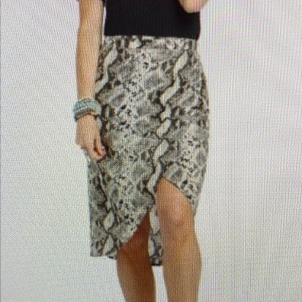 Snakeskin skirt from Evereve